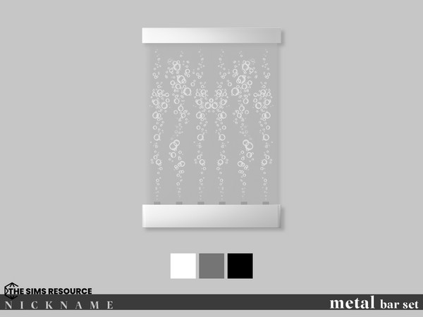 Sims 4 — metal bar set_indoor glass water fountain by NICKNAME_sims4 — metal bar set 10 package files. metal bar set_bar