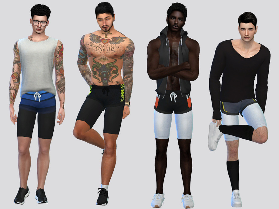 The Sims Resource - Run Shorts with Leggings