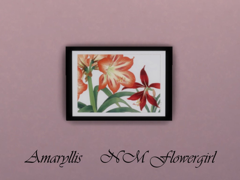 Sims 4 The Sims Resource | Vintage Amaryllis by TSR Creator