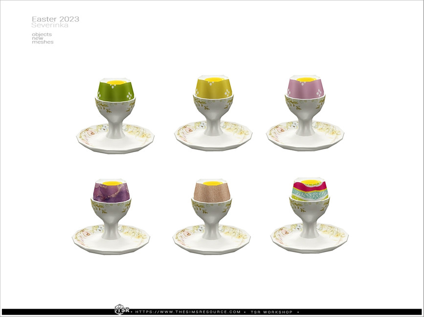 The Sims Resource Easter 2023 egg stand cut