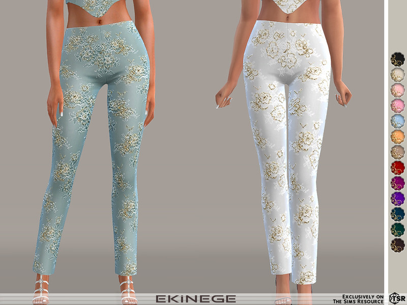 ekinege's Embellished Lace Pants - Set32-4