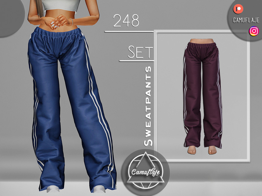 The Sims Resource - SET 248 - Sweatpants