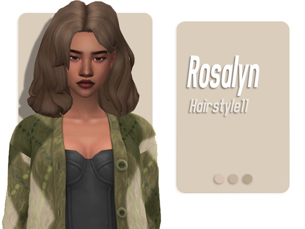 The Sims Resource - Rosalyn Hairstyle