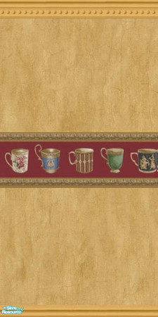Sims 2 — Coffee mugs by devilishdawn — wall