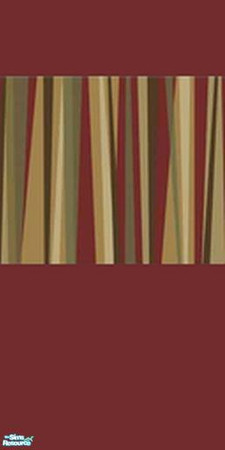 Sims 2 — Red Retro Mural - Individual Item by marvclar2 — Panel 2 of Red Retro Mural These panels can be used alone or