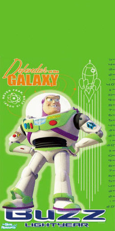 Sims 2 — buzz lightyear 1 by gonein60 — a 2 set wall, l give credit to all the people for there pic's.