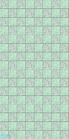 Sims 2 — green mint tiled by molecularwitch — A green mint tiled wall covering.
