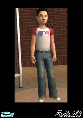 Sims 2 — CM tshirt 1 by marita2k3 — recolor for boys