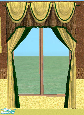 Sims 2 — Texture Challenge 22 Bedroom  -Curtains by jennikj — Curtains