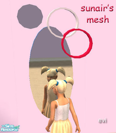 Sims 2 — evi on Sunair's bedroomB - MIRROR by evi — My recolorings of Sunair's new kids bedroom. Thanks Sunair!