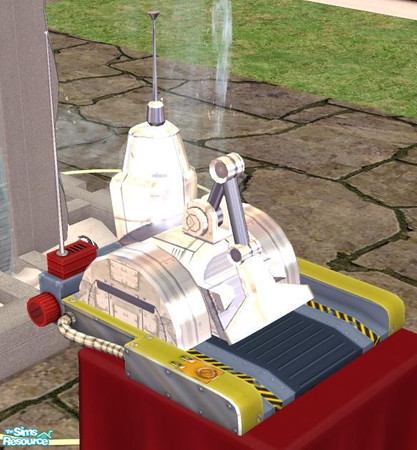 Sims 2 — Cleanerbot silver - Individual Item by Madcat_Tu_Tat — Smooth as silver!Almost always ready!you build it,and