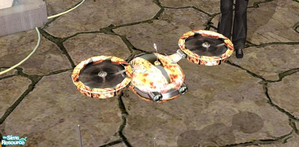 Sims 2 — MunchieBot Recolors... - Individual Item by Madcat_Tu_Tat — The pizza-going-bot!Build him!Turn him on!And let