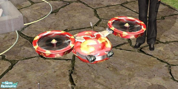 Sims 2 — MunchieBot Recolors... - Individual Item by Madcat_Tu_Tat — The red fortune cookiebot.Build him!Turn him on!And