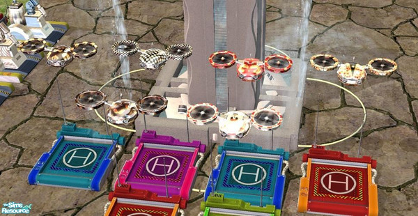 Sims 2 — MunchieBot Recolors... by Madcat_Tu_Tat — Munchie Munch!Let these little guys order your food for you!(trust