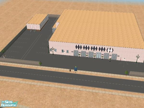 Sims 2 — Sim City Studios by PhantasyGurl — A nice studio where Sims can act, or even watch a TV show being filmed.