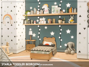 Sims 4 — Starla Toddler Bedroom (TSR only CC) by xogerardine — Cute toddler bedroom! x