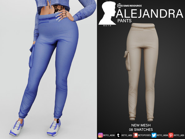 The Sims Resource - Alejandra (Pants)