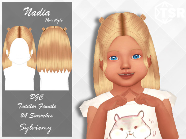 The Sims Resource - Nadia Hairstyle (Toddler)