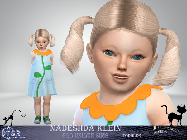 Sims 4 — Nadeshda Klein by Merit_Selket — Nadeshda is a child who prefers to play on her own Nadeshda Klein Toddler