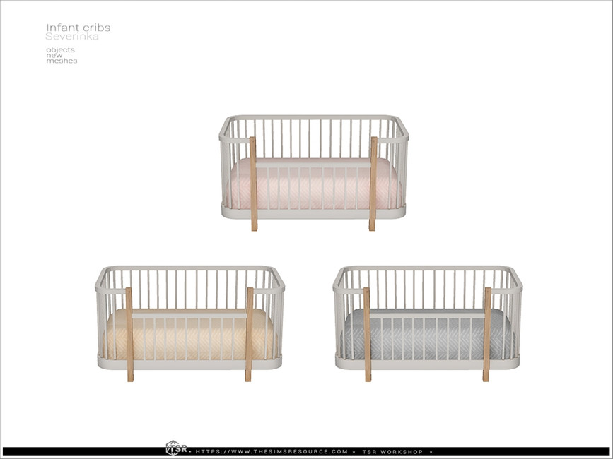 The Sims Resource Infant crib Evelina