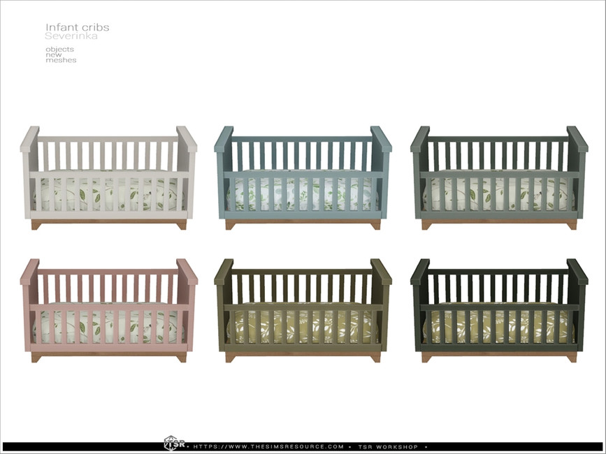 The Sims Resource Infant crib Stephanie