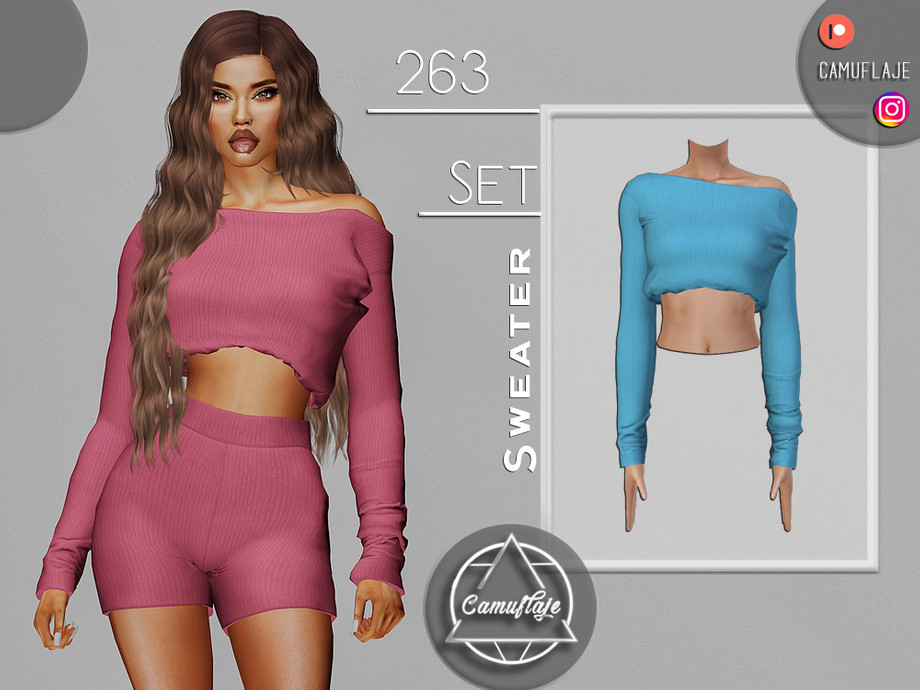 The Sims Resource - SET 263 - Sweater