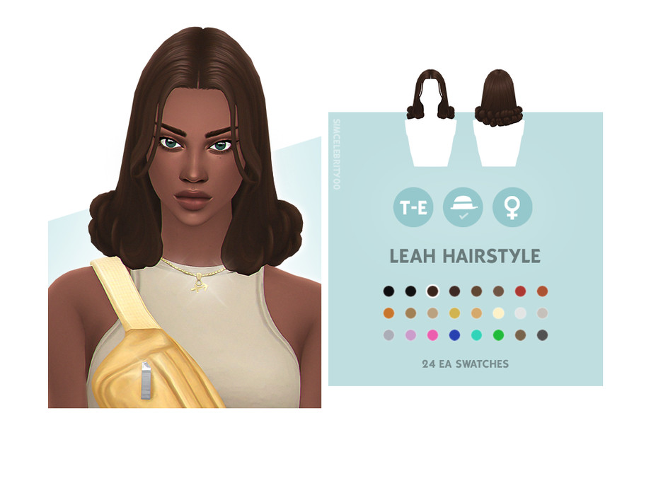 The Sims Resource - Leah Hairstyle