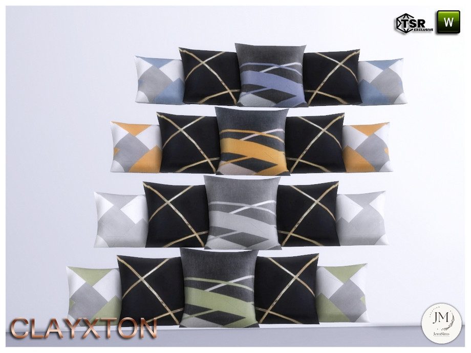 The Sims Resource Clayxton living cushions sofa