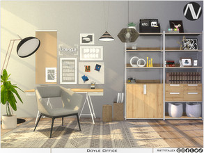 Sims 4 — Doyle Office by ArtVitalex — Office And Study Room Collection | All rights reserved | Belong to 2023