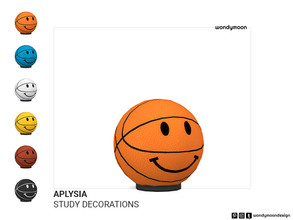 Sims 4 — Aplysia Basketball Decor by wondymoon — Aplysia Kids Room - Basketball Decor Wondymoon Sims 4 Creations | 2023