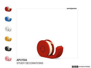 Sims 4 — Aplysia Tape Dispenser by wondymoon — Aplysia Kids Room - Tape Dispenser Wondymoon Sims 4 Creations | 2023