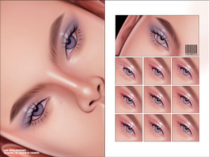 Sims 4 — 2D Eyelashes | N23 by cosimetic — - Female - 10 Swatches. - 10 Custom thumbnail. - You can find it in the makeup