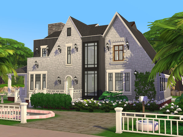 Sims 4 — Villa Mica by gabi892 — Family Villa on 2 floors On the first floor there is an open concept kitchen dining room