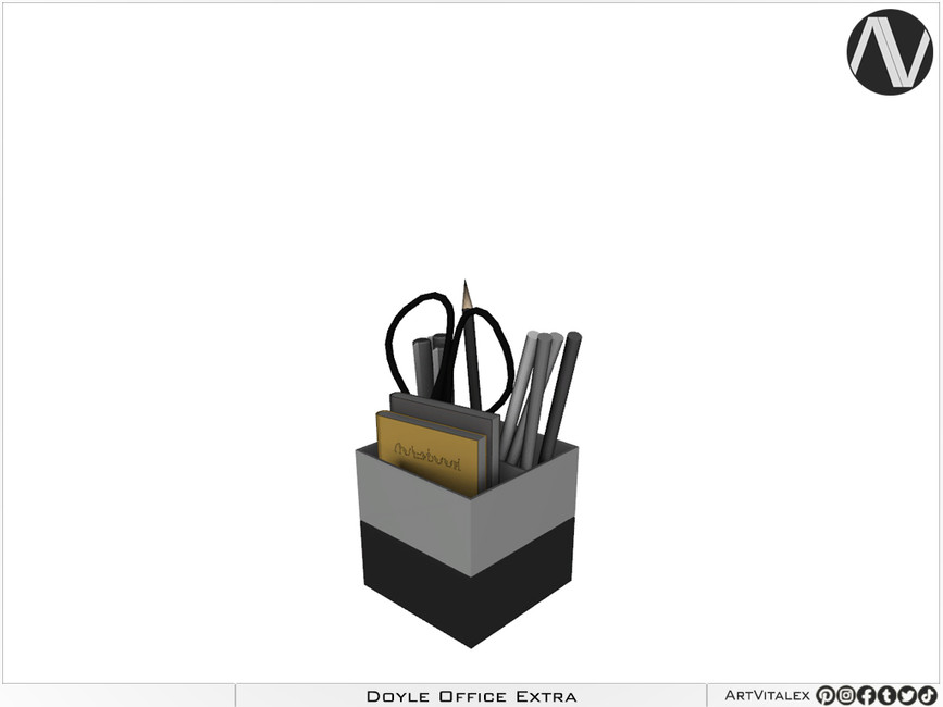 The Sims Resource - Doyle Pen Holder