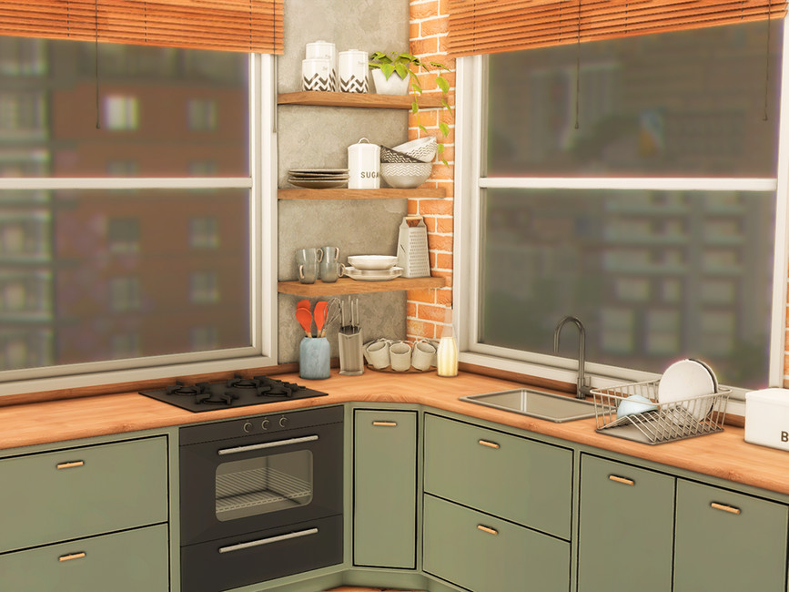 Ts4 Custom Loading Screen Kitchen The Sims Resource - Evia Kitchen (TSR only CC)