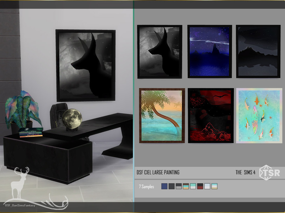The Sims Resource - CIEL LARGE PAINTING