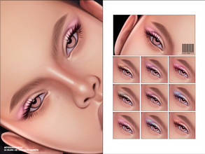 Sims 4 — Eyeshadow  | N202 by cosimetic — - Female - 10 Swatches. - 10 Custom thumbnail. - You can find it in the makeup