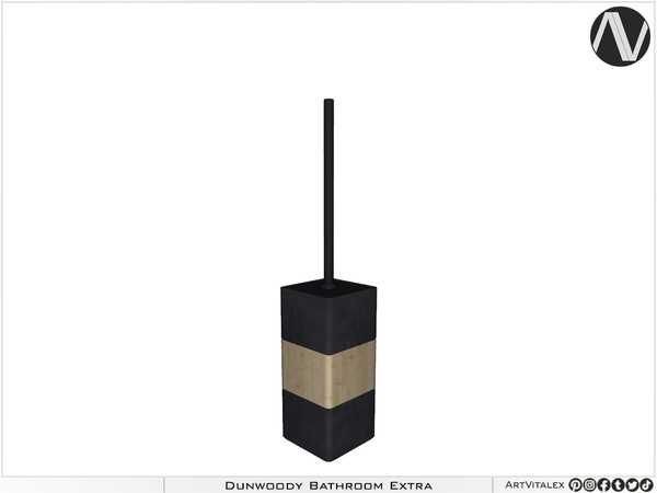 Sims 4 — Dunwoody Toilet Brush by ArtVitalex — Bathroom Collection | All rights reserved | Belong to 2023 ArtVitalex@TSR