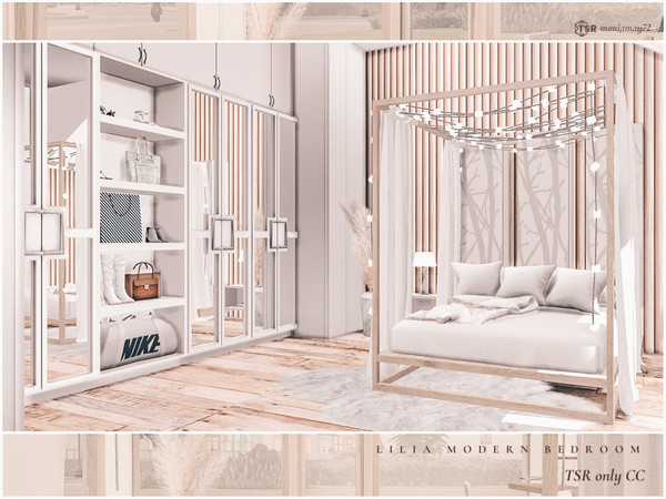 The Sims Resource - Lilia Modern Bedroom TSR only CC