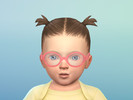 Sims 4 — Pastel Recolor for Infant Glasses by Lily_Love_250 — Recolor for Infant Glasses Includes 7 Color Swatches