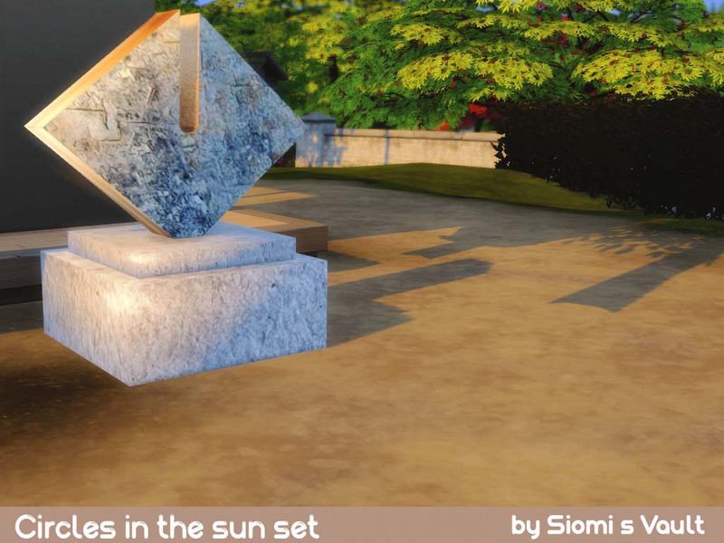 Sims 4 Circles in the sun Sculpture# 02 by siomisvault