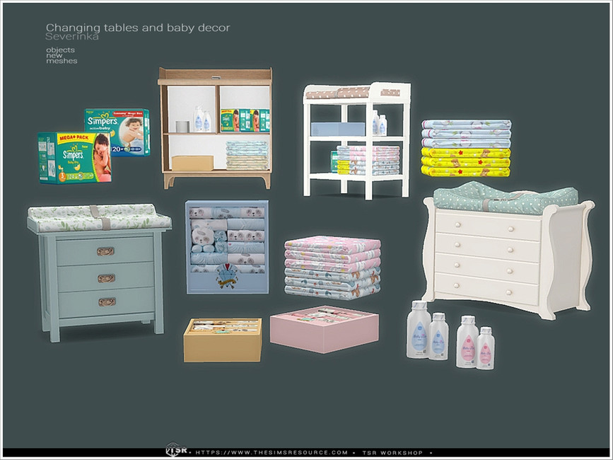 The Sims Resource Changing tables and baby decor
