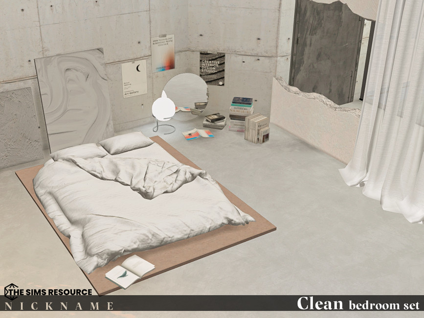 The Sims Resource - Clean bedroom set