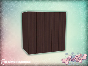 Sims 4 — Arcum - Wood Wall Panel (Thick Version) by ArwenKaboom — Base game object in multiple recolors. Find all items