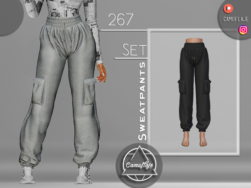 The Sims Resource - SET 267 - Sweatpants