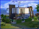 Sims 4 — Alloy Steal by ruja2 — Alloy Steal is a house that has all its rooms built on the first floor, two bedrooms and