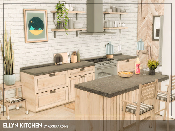 The Sims Resource Ellyn Kitchen Tsr Only Cc