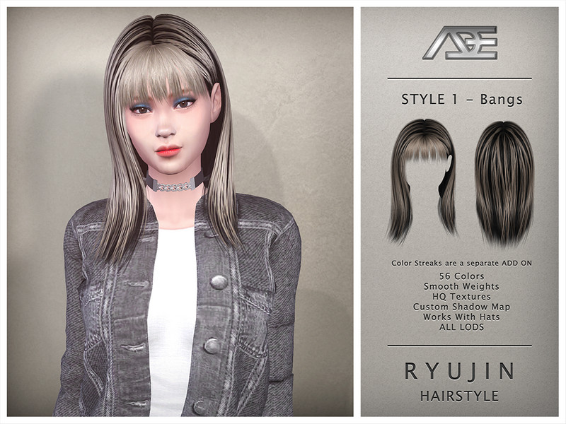 Ade_Darma's Ryujin - Style 1 with Bangs (Hairstyle)