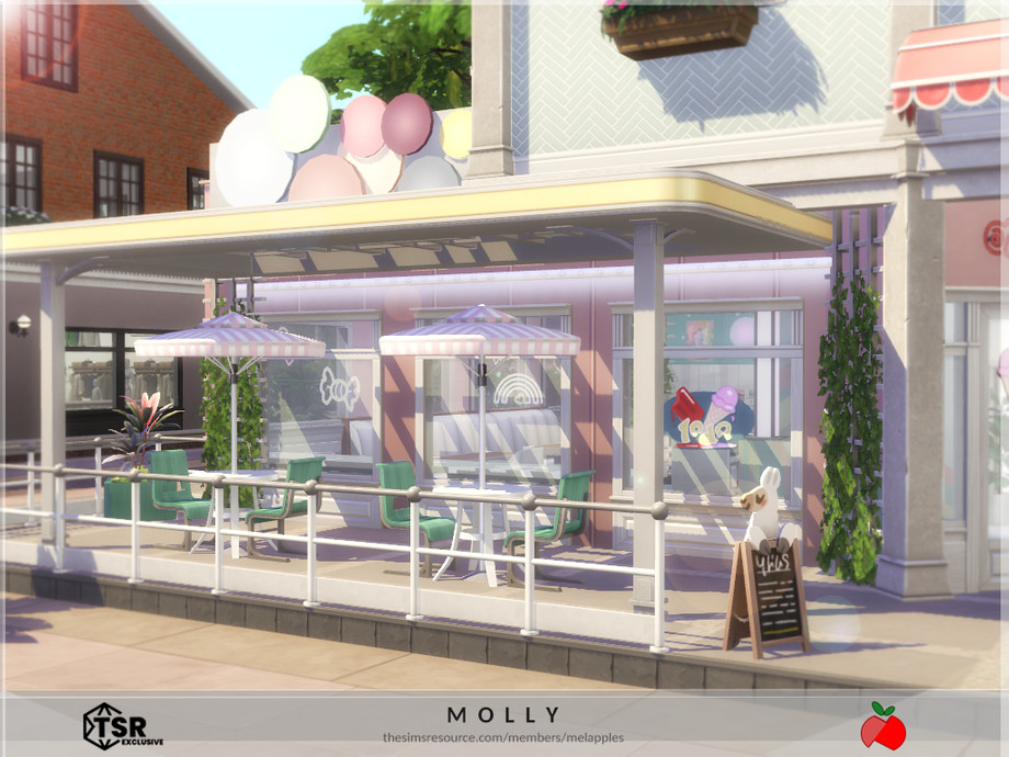 The Sims Resource - Molly - ice cream parlor - no cc