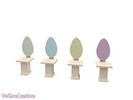 Sims 4 — ViviCreations - Egg Dining Chair (1 Easter Set) by ViviSimsCreations — made by - ViviSimscreations Dining Chair